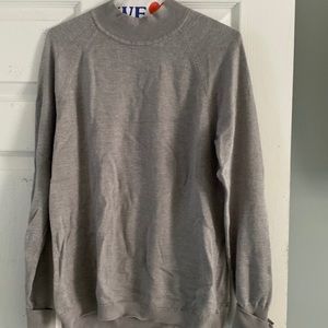 Gently worn lululemon mock neck sweater sparkle grey sz 10